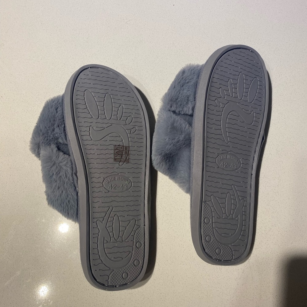 Grey Slippers - Picture 2 of 2